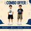 2 pcs combo - Boy's Cargo Shorts