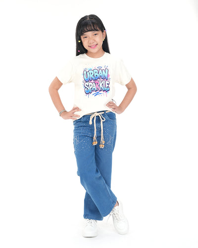 Stoned Baggy Jeans Set