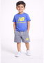Trendy Boys 2 Pcs set | Royal Blue