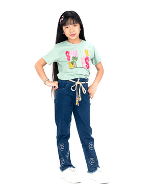 ZD Stoned Denim Baggy Pant | Indigo Blue