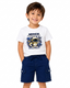Space Boy (Boy's Cargo Shorts)