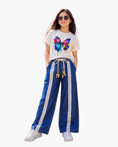 Girls Twill Baggy Pant