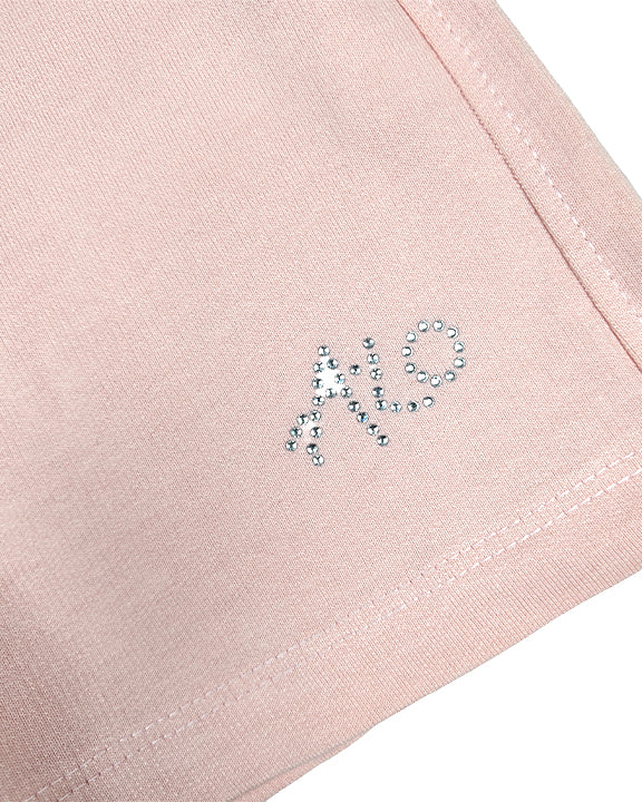 French Terry Girls Shorts |  Peach Pink