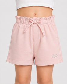 French Terry Girls Shorts |  Peach Pink