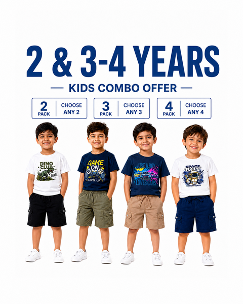 (02 Years & 3-4Years) kids Combo Offer!!