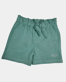 French Terry Girls Shorts |  Mint Green