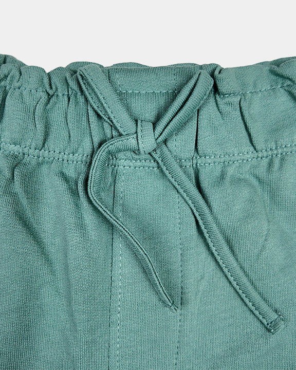 French Terry Girls Shorts |  Mint Green