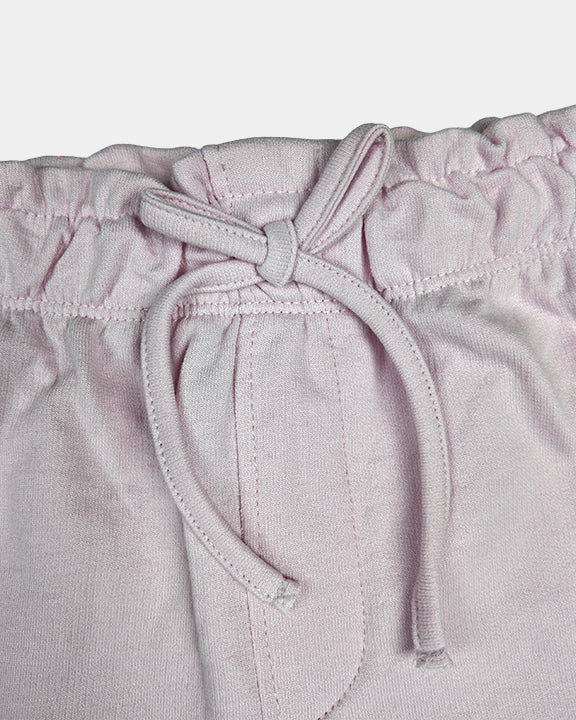 French Terry Girls Shorts |  Baby Pink