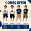 4 pcs combo - Boy's Cargo Shorts