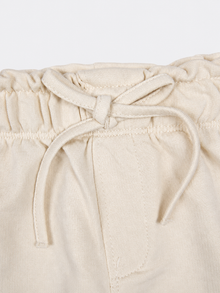 French Terry Girls Shorts | Cream