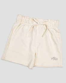 French Terry Girls Shorts | Cream