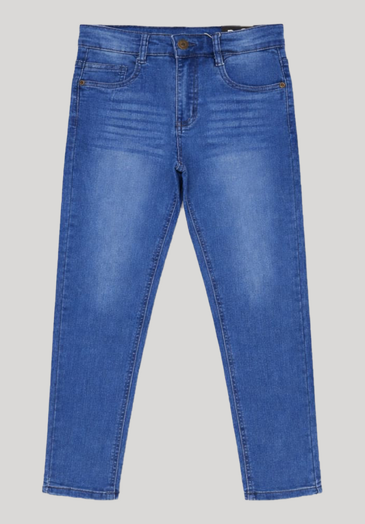 Boys Slim Regular Fit | Mid Blue