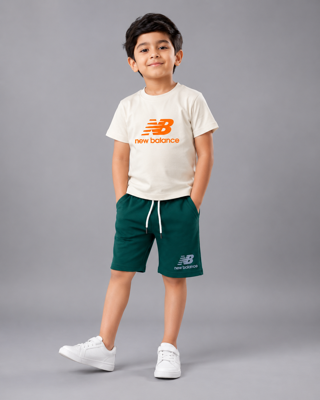 Trendy Boys 2 Pcs set | Beige Main image