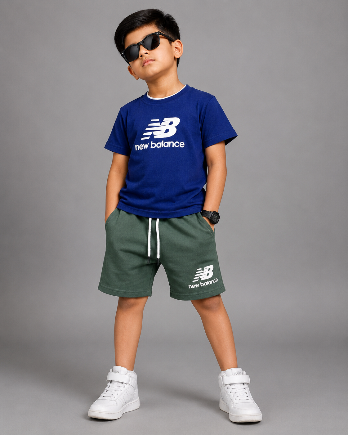 Trendy Boys 2 Pcs set | Blue