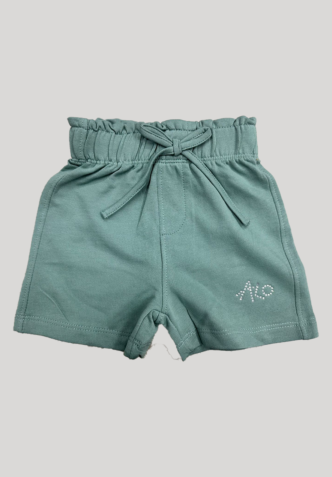 Girls Terry Shorts | Saga Green Main image