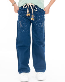LV Stoned Denim IndigoBlue & SagaGreen Set