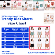 Girls Terry Shorts | Saga Green