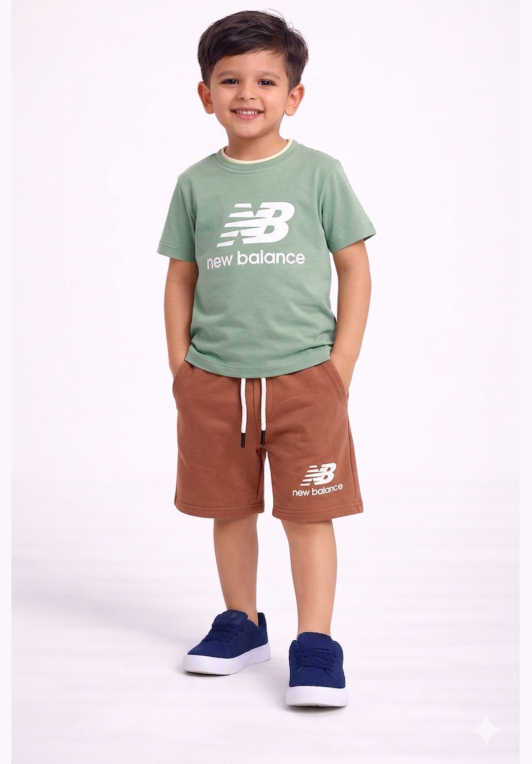Trendy Boys 2 Pcs set | Light Green