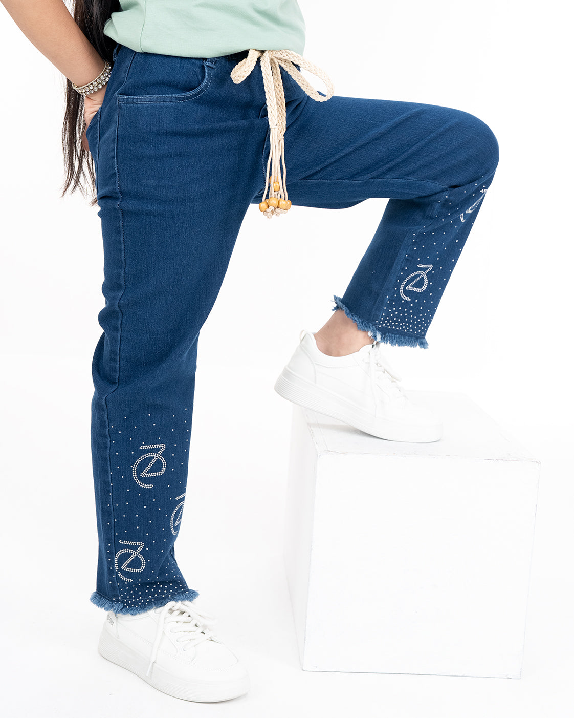 ZD Stoned Denim IndigoBlue and SagaGreen Set Secondary image