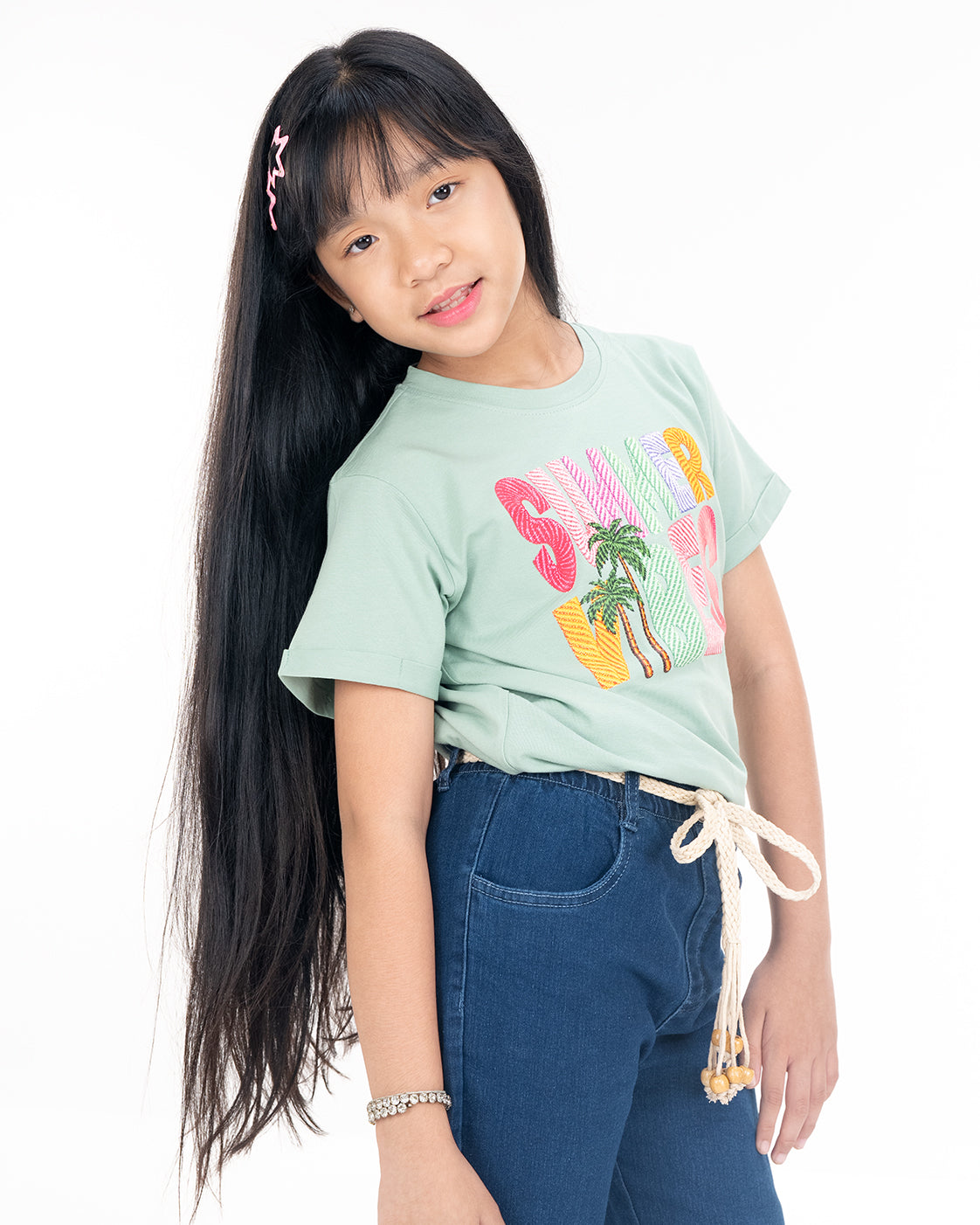 ZD Stoned Denim IndigoBlue and SagaGreen Set