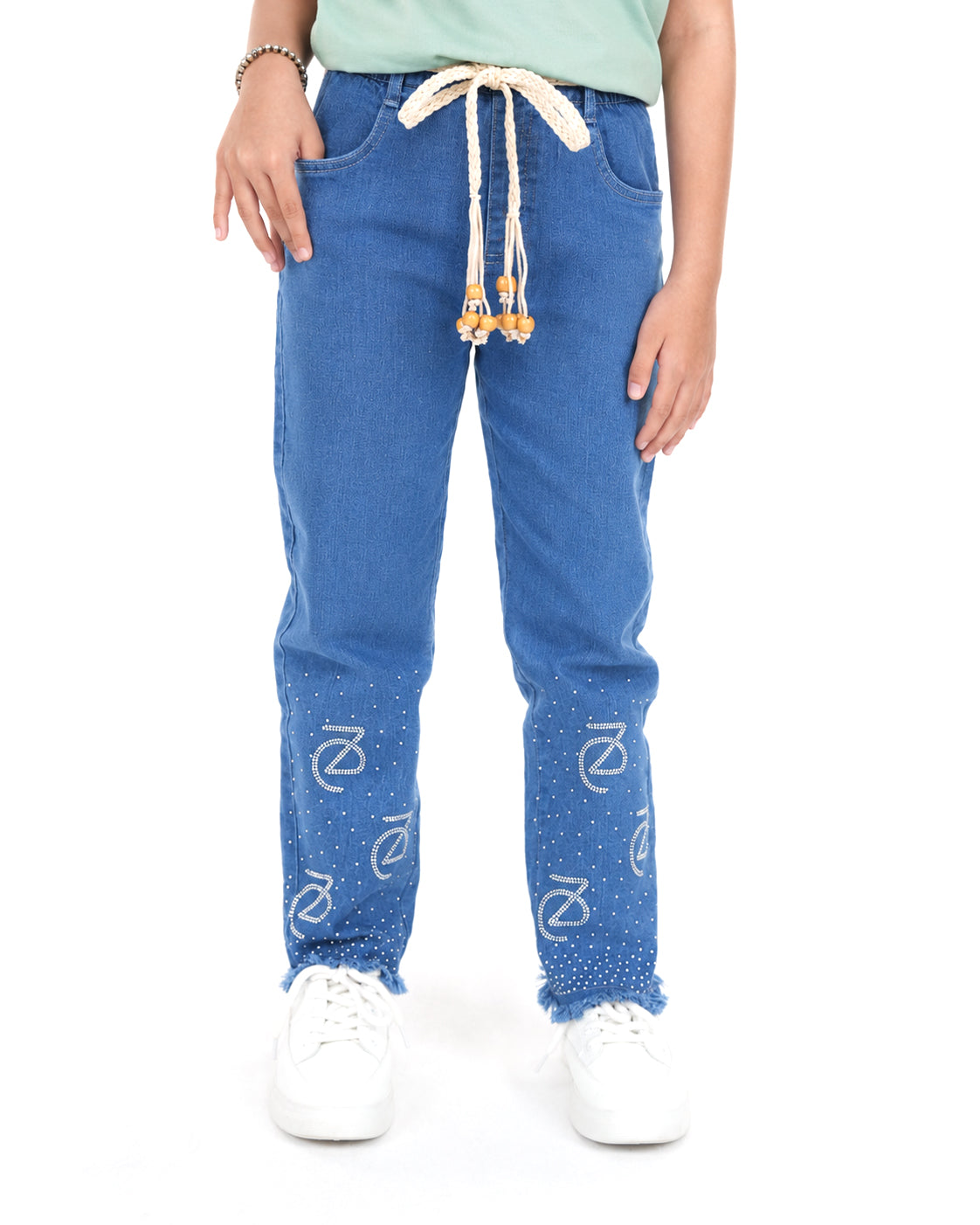 ZD Stoned Denim MidBlue and SagaGreen Set Secondary image