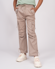 Adventure Club Cargo Set | Cargo + T-shirt | Beige + Sage Green