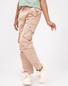 Adventure Club Cargo Set | Cargo + T-shirt | Cream + Sage Green